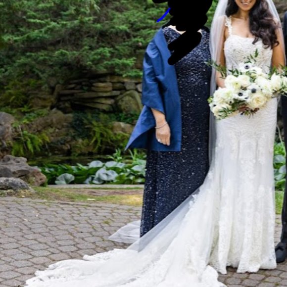 Martina Liana Designer Wedding Dress - With Added Custom Straps! - Picture 3 of 9